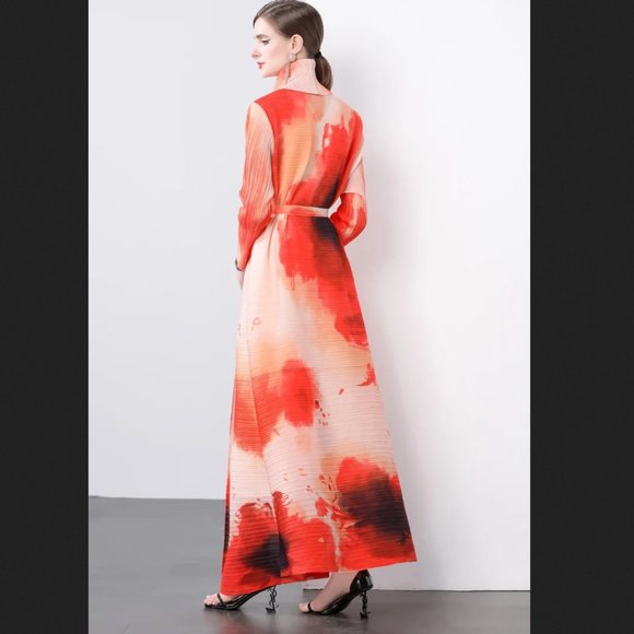 NWT Pleats Please belted dress duster - Picture 6 of 10